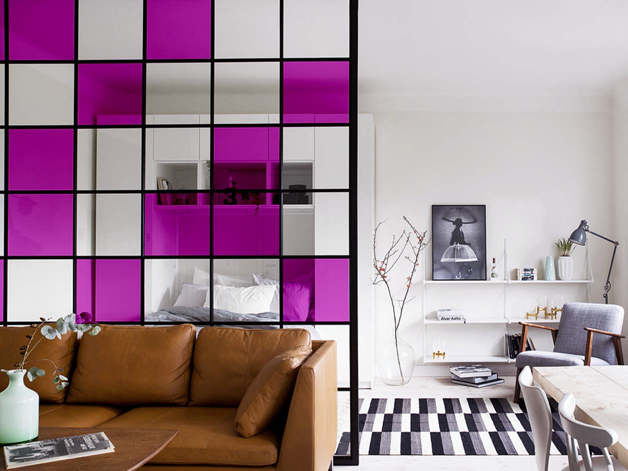Film couleur transparent violet - Luminis Films